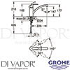 Grohe 32534002 Mixer Spare Diagram