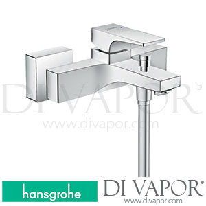 Hansgrohe 32535009 Metropol Single Lever Bath Mixer for Exposed Installation with Lever Handle 3 Ticks >04/20 Spare Parts