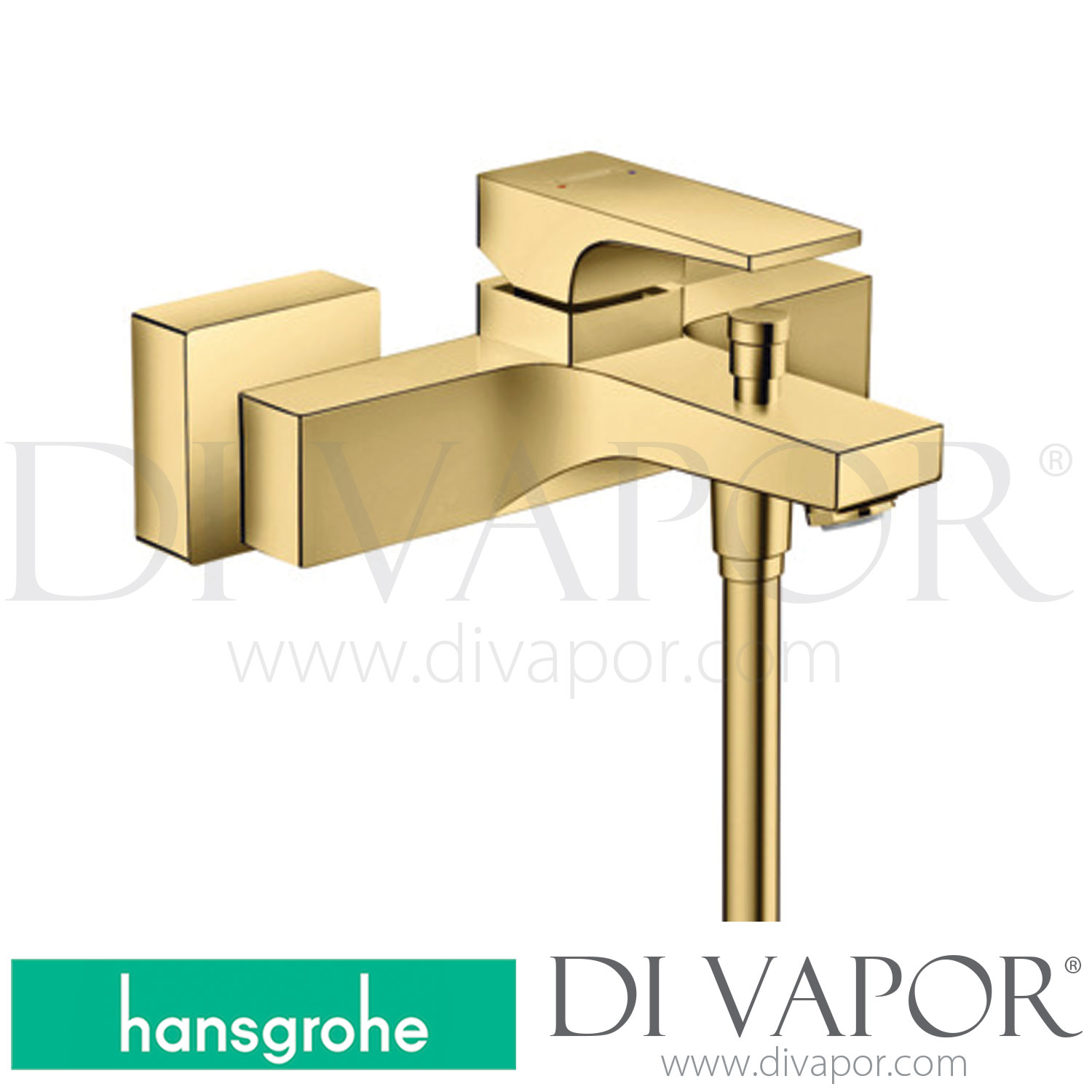 Hansgrohe 32535999 Metropol Single Lever Bath Mixer for Exposed