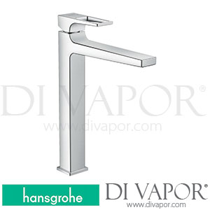 Hansgrohe 32537009 Metropol Single Lever Basin Mixer 260 with Lever Handle for Wash Bowls with Push-Open Waste Set 2 Ticks >04/20 Spare Parts