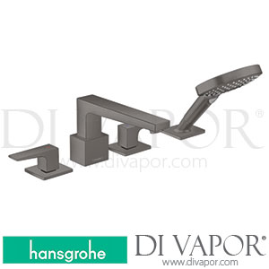 Hansgrohe 32553347 Metropol 4-Hole Rim Mounted Bath Mixer with Lever Handles >03/20 Spare Parts