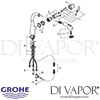 Grohe Zedra Single-Lever Sink Mixer Kitchen Tap Spares