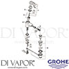 Grohe 32556000 Mixer Spare Tech Diagram