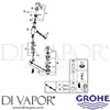 Grohe 32558000 Mixer Spare Diagram