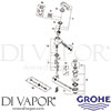 Grohe 32560000 Mixer Spare Tech Diagram
