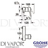Grohe 3258500 Mixer Spare Diagram