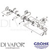 Grohe 3258500 Mixer Spare Tech Diagram
