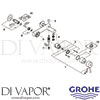 Grohe 32586001 Mixer Spare Tech diagram