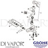 Grohe 32587002 Mixer Spare Diagram