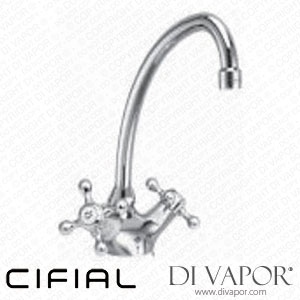 Cifial 32601RM-625 Romantica 1 Hole Kitchen Mixer with High Swivel Spout Spare Parts