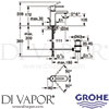 Grohe 32612003 Mixer Spare Diagram