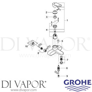 Grohe 32625 Europlus Tap Spare Parts