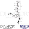 Grohe 32625 Spare Tech Diagram