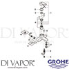 Grohe 32625002 Mixer Spare Diagram