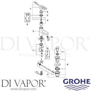 Grohe 32631 Quadra Basin Mixer Tap Spare Parts