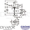 Grohe 3263100E Mixer Spare Diagram