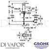Grohe 32631KS0 Mixer Spare Diagram