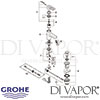 Grohe Quadra Single-Lever Basin Mixer S-Size Spares