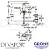 Grohe 32632LS0 Mixer Spare Diagram