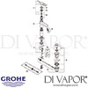 Grohe Quadra Single-Lever Basin Mixer XL-Size Spares