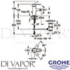 Grohe 32636LS0 Mixer Spare Diagram