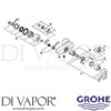Grohe 32637 Mixer Spare Tech Diagram
