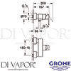 Grohe 32637KS0 Mixer Spare Diagram