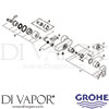 Grohe 32637KS0 Mixer Spare Tech Diagram