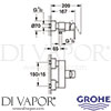 Grohe 32637LS0 Mixer Spare Diagram