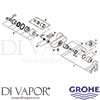 Grohe 32637LS0 Mixer Spare Tech Diagram