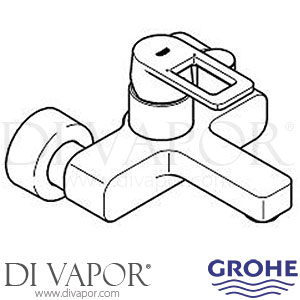 Grohe 32638KS0 Quadra Single-Lever Bath Shower Mixer Spare Parts
