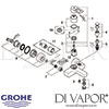 Grohe Quadra Single-Lever Bath Mixer Spares
