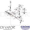 Grohe 32639 Mixer Spare Tech Diagram