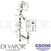 Grohe 3264200A Mixer Spare Diagram