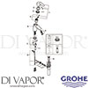 Grohe 32642ENA Mixer Spare Daigram