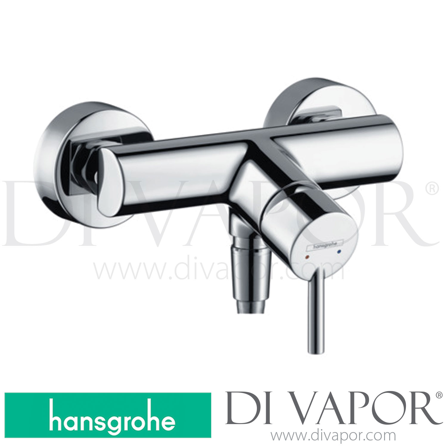 Hansgrohe 32643000 Talis Single Lever Shower Mixer for Exposed