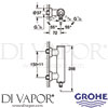 Grohe 32650003 Mixer Spare Diagram
