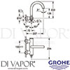 Grohe 32652003 Mixer Spare Diagram