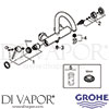 Grohe 32652003 Mixer Spare Tech Diagram