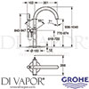 Grohe 32653003 Mixer SpareDiagram