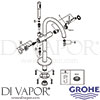 Grohe 32653003 Mixer Spare Tech Diagram