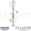 Grohe Concetto Sink Mixer Spare Parts