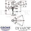 Grohe Concetto Single-Lever Sink Mixer Kitchen Tap Dimensions