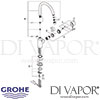 Grohe Concetto Sink Mixer Kitchen Tap Spares