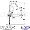 Grohe 32661000 Mixer Spare Diagram