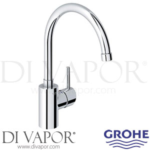 Grohe 32661000 Concetto (2006-2011) Single Lever Sink Mixer (1/2 Inch) Spare Parts