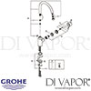 Grohe Concetto Single-Lever Kitchen Sink Mixer Spares