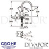 Grohe Concetto Kitchen Tap Dimensions