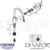 Grohe Concetto Single-Lever Sink Mixer Kitchen Tap Spares