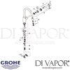 Grohe Concetto Sink Mixer Spare Parts